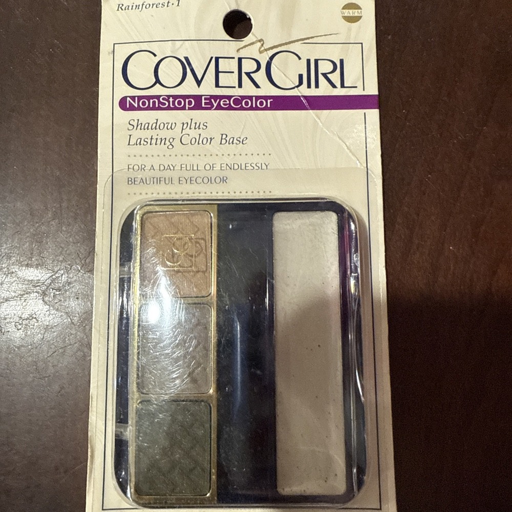 Cover‎ Girl Eyeshadow NonStop EyeColor Rainforest 1 Neutrals Eye Shadow NOS NEW